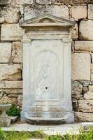 Detail of the ruins of the a Ancient Agora in Athens photo