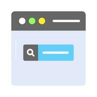 Web Page search bar vector design in modern style, premium icon