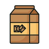 Grab this beautiful designed chocolate milk vector in trendy style, customizable icon