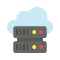 cheque esta cuidadosamente hecho a mano icono de nube servidor en moderno estilo, fácil a usos icono vector