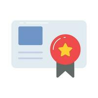 Check this creatively designed vector of certificate in trendy style, premium icon