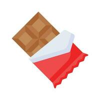 un editable vector de chocolate en moderno estilo, Listo a utilizar icono