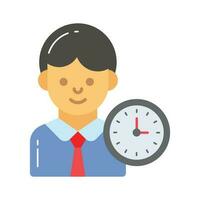 Grab this carefully crafted icon of employee schedule in modern style vector