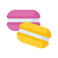 Check this beautiful macaron cake icon in modern editable style vector