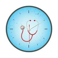 A Clock design for healthcare,doctor clock design vector