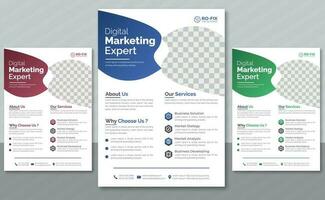 New Business Flyer Design For your company vector