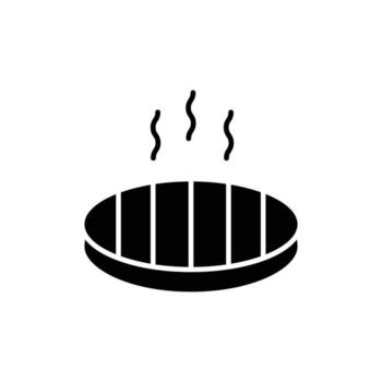 roasts icon. solid icon vector