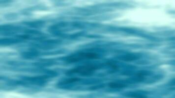 Doorzichtig blauw licht water fractal achtergrond animatie. 2d pc renderen ontwerp video