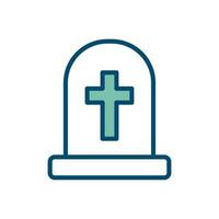 tombstone icon vector design template