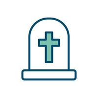 tombstone icon vector design template