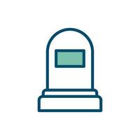 tombstone icon vector design template