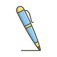 pen icon vector design template in white background