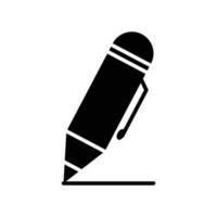 pen icon vector design template in white background