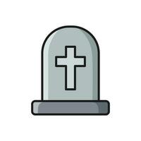 tombstone icon vector design template