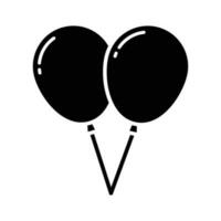 balloon icon vector design template in white background