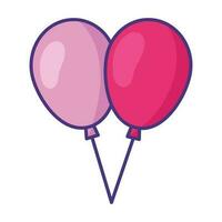 balloon icon vector design template in white background