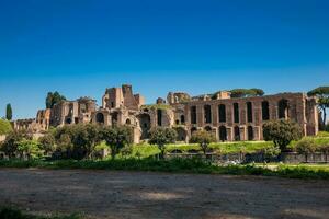 Temple of Apollo Palatinus on Palatine Hill of ancient Rome and Circus Maximus photo