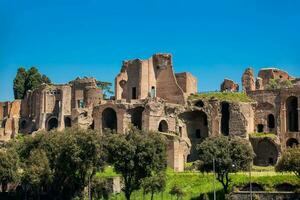 Temple of Apollo Palatinus on Palatine Hill of ancient Rome and Circus Maximus photo