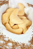 Traditional baked colombian cassava bread called pandeyuca photo