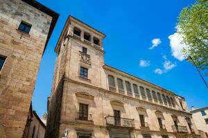 The historical Anaya Tower built on the fifteenth century at Salamanca city center photo