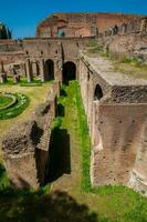 The Stadium of Domitian on the Palatine Hill in Rome photo