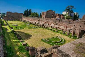 The Stadium of Domitian on the Palatine Hill in Rome photo