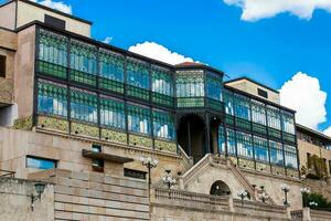 The famous Casa Lis a a museum located in the ancient walled city of Salamanca also known as Museo Art Nouveau and Art Deco photo