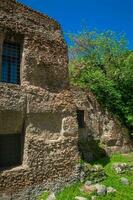 Ancient ruins of the Palatine Hill at the Roman Forum in Rome photo