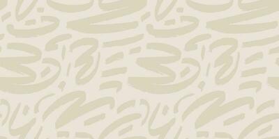 Marker drawn scribble abstract seamless pattern. Childish drawing. Hand drawn calligraphy swirls for background. Curly brush strokes, marker scrawls as graphic design wallpaper. vector