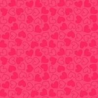 Speech bubble love message hearts vector seamless pattern. Bright romantic repeatable background. Holiday wallpaper design.