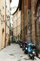 Picturesque streets of Pisa city center photo