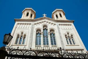 santo Anunciación ortodoxo Iglesia a el antiguo pueblo en Dubrovnik foto