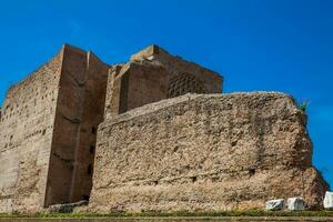 Ruins of the Temple of Venus and Roma at the Roman Forum in Rome photo