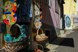 Beautiful crafts being sold on the streets of Sintra photo