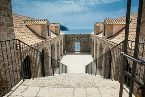 el histórico lazaretos de Dubrovnik construido en 1642 foto