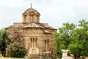 Church of the Holy Apostles known as Holy Apostles of Solaki located in the Ancient Agora of Athens built on the 10th century photo