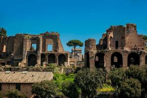 Temple of Apollo Palatinus on Palatine Hill of ancient Rome and Circus Maximus photo