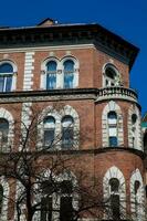 Beautiful architecture of the buildings at Budapest city center photo