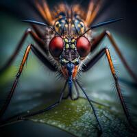 mosquito at rain forest photo