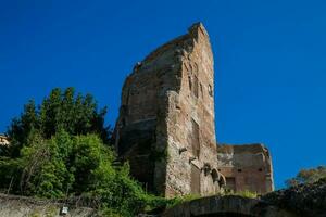 Ruins of the Baths of Trajan a bathing and leisure complex built in ancient Rome starting from 104 AD photo