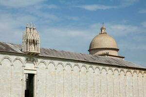 Monumental Cemetery built on the 12th century at the Cathedral Square in Pisa photo