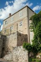 Beautiful houses along branitelja Dubrovnika photo