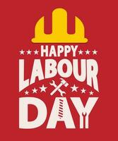 USA Happy Labor Day banner. Design template. Vector illustration