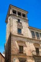 The historical Anaya Tower built on the fifteenth century at Salamanca city center photo