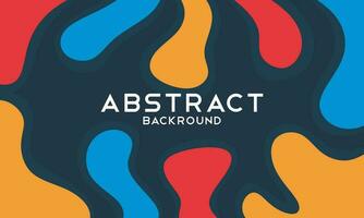 Color gradient background design. Abstract geometric background with liquid shapes. Abstract illustration background design vector