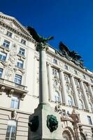 Historical government building in Vienna originally built to house the Ministry of War in 1913 photo