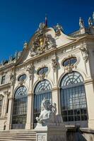 Detail of the Upper Belvedere palace in a beautiful early spring day photo