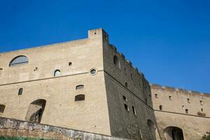 External walls of the Castel Sant Elmo in Naples photo