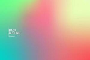 Colorful green and pink mesh gradient background. Banner template vector illustration. Abstract background