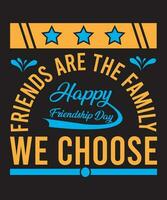 World Friendship day Typography Design, Happy Friendship day vector